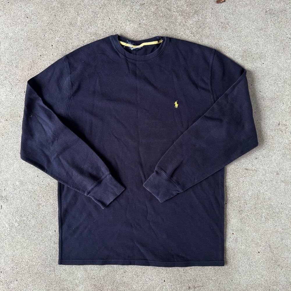 Polo Ralph Lauren Dark Blue Long Sleeve Tee XL